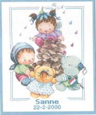 New Lanarte Cross Stitch kit 22015 Party OOP rare Out of Print.
