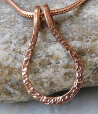 1 Stck. Reines Kupfer Heilung Hufeisen Huf Anhänger Medaillon, Schmuck, Spiri...