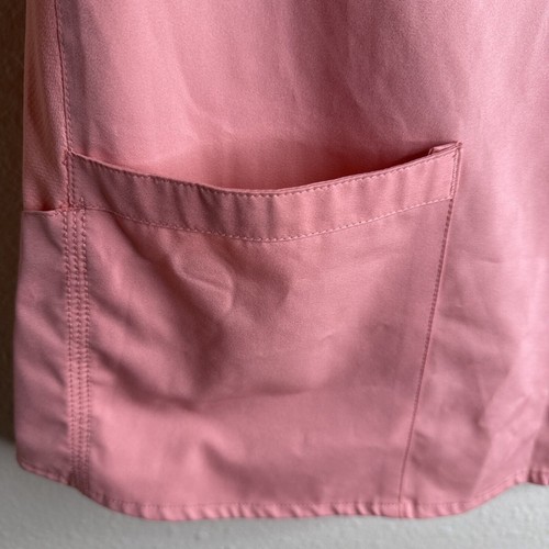 Carhartt Force Scrub Top Womens S Pink Ripstop V-neck Utility Nurse Medical - Picture 7 of 12