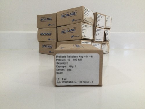 NEW Schlage 40-100-626 Tail Piece key-in-k Cylinders keys and hardware - Picture 9 of 9