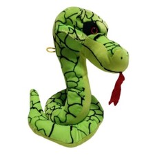 Snake Green Black Classic Toy Company Stuffed Animal Plush 14