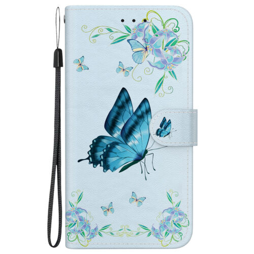 Flip Leather Painting Phone Case For For LG V40 ThinQ Stylo 5 6 7 K42 K71 K50 - Picture 13 of 16