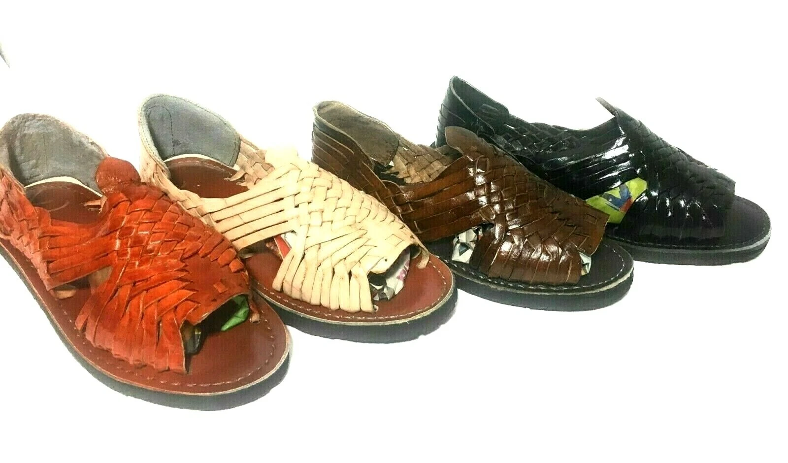 MEN'S MEXICAN HUARACHE SANDALS. MEN'S LEATHER SANDALS. HUARACHES MEXICANOS
Opens in a new window or