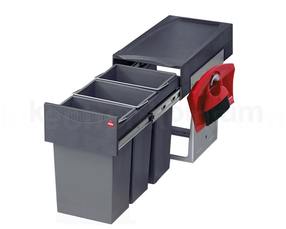 Hailo Abfallsammler TA Swing Tandem Einbau Abfalleimer Mülleimer 3666133 Kehrset