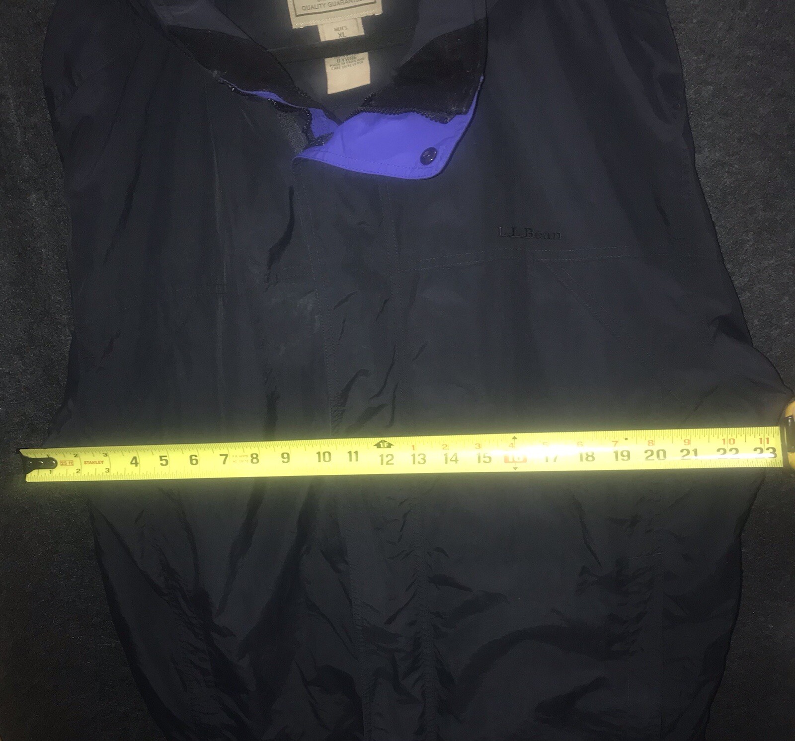 LL BEAN Softshell Raincoat Parka Jacket Men's XL … - image 7