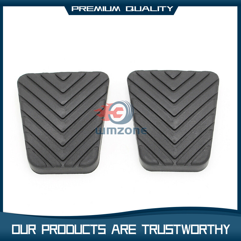 2 Genuine Mitsubishi Clutch & Brake Pedal Rubbers For Lancer Evolution 4, 5, 6 - Part #MB193884