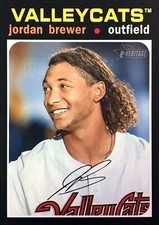 2020 TOPPS HERITAGE MINORS (#152) - JORDAN BREWER