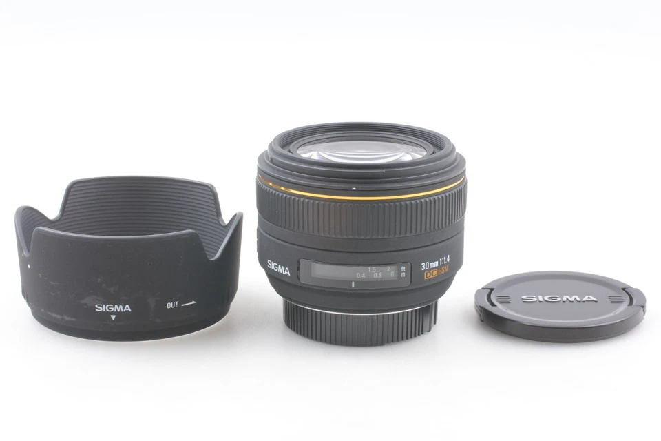 SIGMA DC HSM 30mm f1.4 EX AF Lens for Nikon F Mount APS-C Exc+++++ from JAPAN - Image 2 of 4