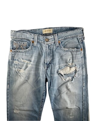 Big Star Jeans Union Straight Leg Mid Rise Light Wash Thick Big Star Jeans Union Straight Leg Mid Rise Light Wash Thick