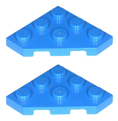 Fehlender Lego Stein 2450 blau x 2 Platte 3 x 3 ohne Ecke