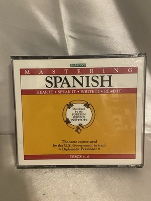 Barron s mastering Spanish Heritage speak it write it read it CDs Disks 4-6