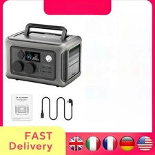 299Wh 600W Portable Power Station R600, LiFePO4 Battery Backup with UPS Function