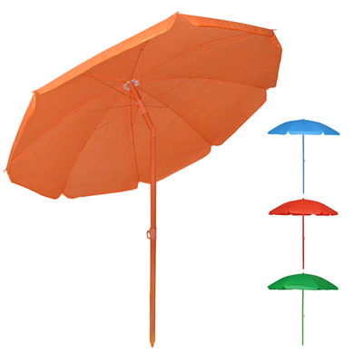 Ombrellone Con LED 350 Cm Ombrellone Da Giardino Ombrellone Da Balcone Rotondo Funzione Di Inclinazione Idrorepellente 360 Girevole Verde 90898996