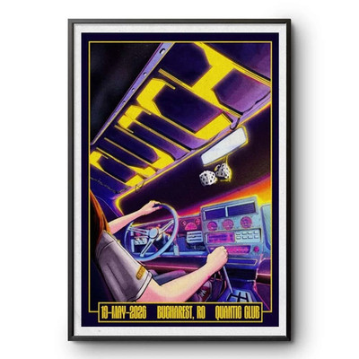 Clutch May 19 2026 Bucharest, Romania Poster