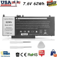 6MT4T Battery For Dell Latitude E5450 E5470 E5570 K3JK9 7V69Y R9XM9 62Wh 7.6V