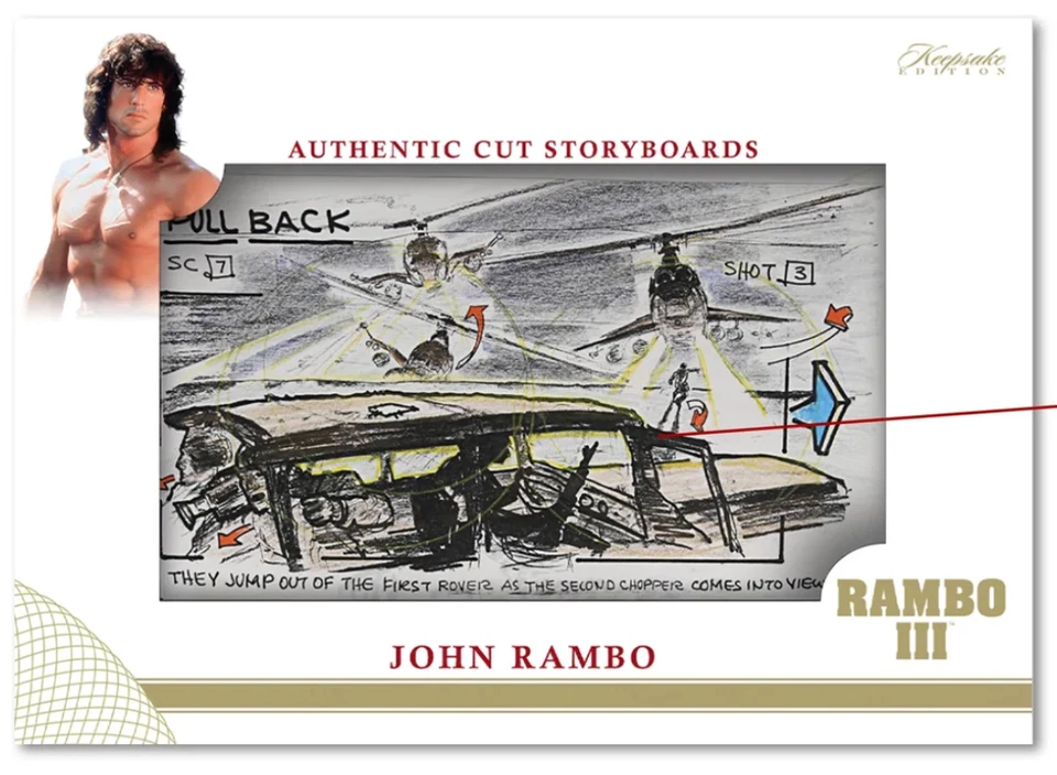 2025 Rambo Keepsake Collection – Premiere Edition Sealed ✅ 1 Relic + 5 Card Pack - Bild 2 von 4