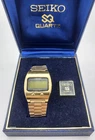 Seiko 0624-5009 Quartz LC Lemon Face Digital Watch 1970s w/ Case Not Working