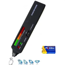Diamond Tester Professional Diamond Tester Pen with UV Light, Jewelry Gem Tester