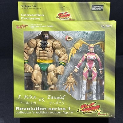 Street Fighter Revolution Series 1- ZANGIEF vs. R. MIKA 2 pack SOTA Toys