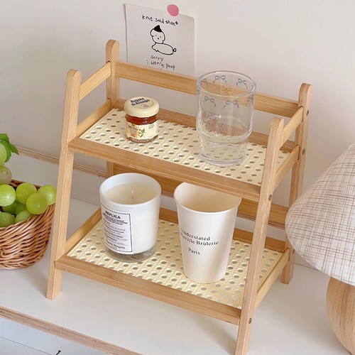Bamboo Wood Coffee Mug Display Rack Cup Storage Rack Holder Shelf for Kitchen ☽ - Picture 4 of 21