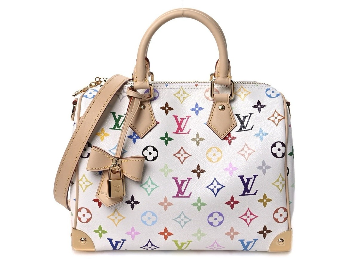 Louis Vuitton ボディバッグ モノグラム IMTSH Louis Vuitton LV x TM Murakami White Speedy Bandoulière 25 M13085