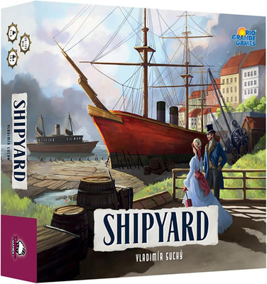Shipyard 2Nd Edition Strategy Board Game, Worker Placement, Economic Simulation,