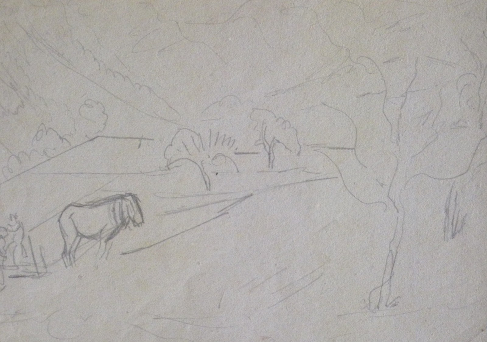 Pino della Selva (1904-1991) (83) - pencil - landscape