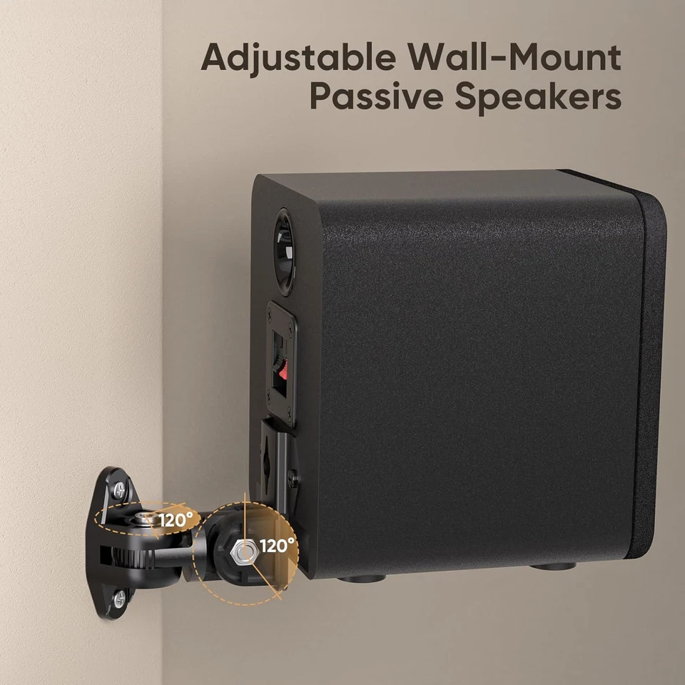 Passive Wandhalterung, Indoor Rear Surround Sound Lautsprecher, Stereolautsprecher - Bild 3 von 4