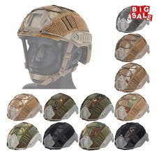 Tactical Helmet Cover Camo FAST Airsoft Paintball High-cut Helmet Cloth Hunting