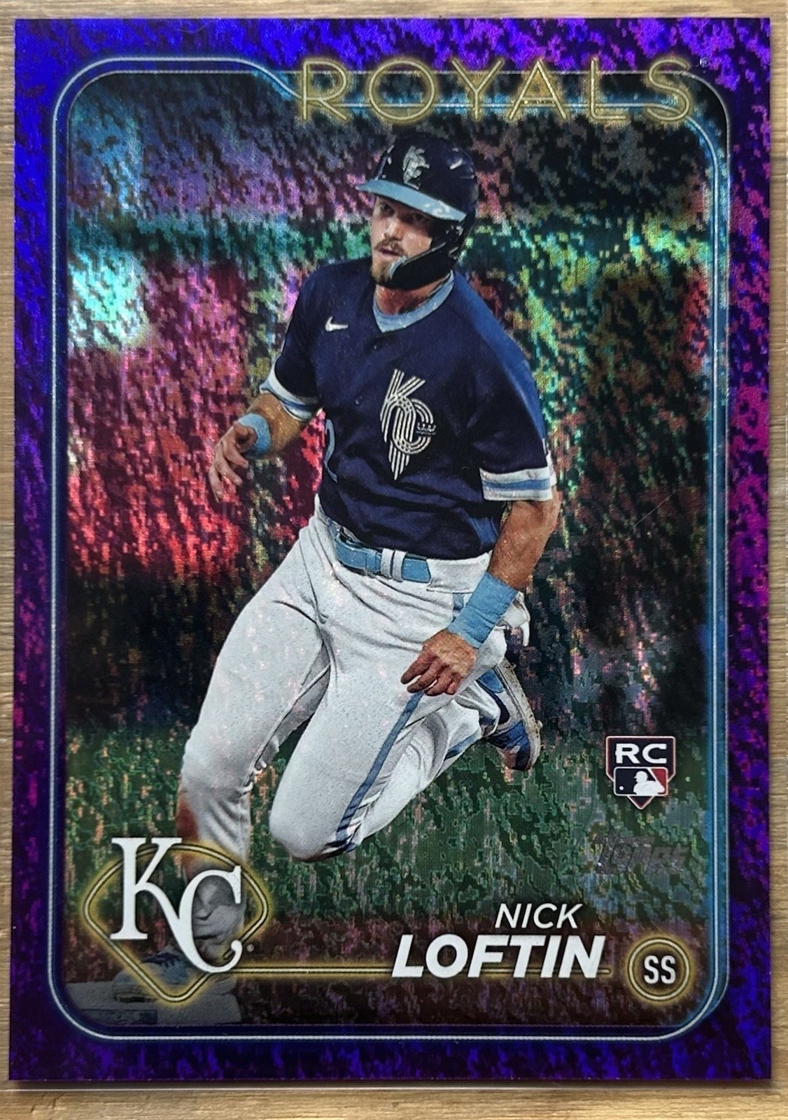 2024 Topps Series 2 Nick Loftin #506 Purple Foil /799 (RC)