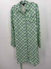Pre-Owned Tommy Hilfiger Green Size Large Knee Length Long Sleeve Dress