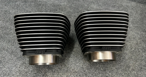 S&S Cycle Cylinders, 3.937" Bore, 4.937" BT, Packaged, W/Black, 1999-up 910-0774 - Picture 2 of 8