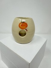 Vintage Kovack CSK Seagrove NC Pottery 1994 Tea Light Candle Holder Peach 