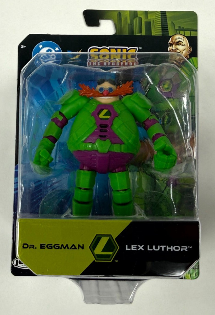 2025 Jakks Pacific Sonic x DC Dr Eggman as Lex Luthor 2.5" Action Figure New