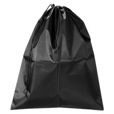 Clothes Drawstring Containers Bag, 23.6" Height Home Bags, Black
