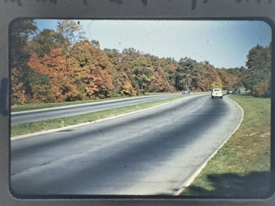 #ad Autumn Foliage Kodachrome Slide Northern State Parkway North Hills NY $6.99