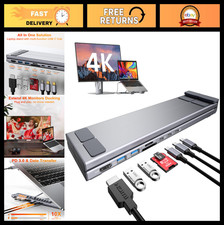 8-in-1 USB C Docking Station with 4K HDMI, 2 USB 3.0, PD 100W, Universal Laptop