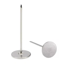 50 PCS 18mmx50mm Upholstery Nails Tacks Silver Tone