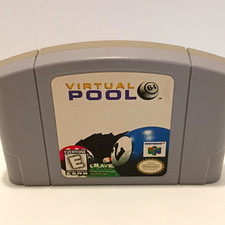 Crave Virtual Pool 64 (Nintendo 64, N64) Cartridge Only - E, NTSC-U/C