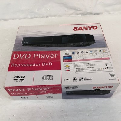 SANYO FWDP105F DVD CD Player New In Box Remote Cables Manual