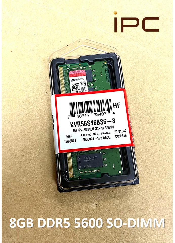 KINGSTON KVR56S46BS6-8 8GB RAM DDR5-5600 - Image 2 of 2