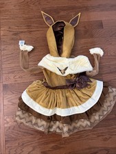 Disguise Pokemon Eevee Costume Deluxe kids Dress. Licensed Small 5-6 NWT