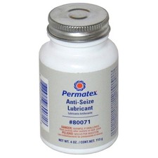 Permatex Anti-Seize Compound 80071; Aluminum Anti-Seize 4 oz. Brush-on Aluminum