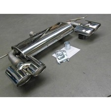 Silenziatore sportivo Duplex acciaio inox VW Golf 5 GTI 1K anno 05/03 - motore GTI