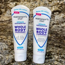 Summer's Eve, Whole Body Deodorant for Women, Ultimate Odor Control X2