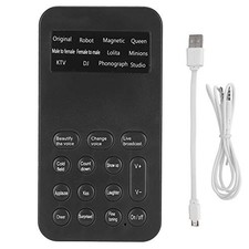Universal Sound Changer Computer Mini Sound Card Mini Sound Changer Male to F...