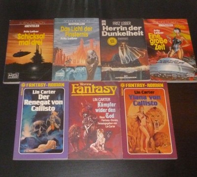 Fritz Leiber 4 TB / Lin Carter 3 TB - beides Autoren der Lovecraft Bibliothek