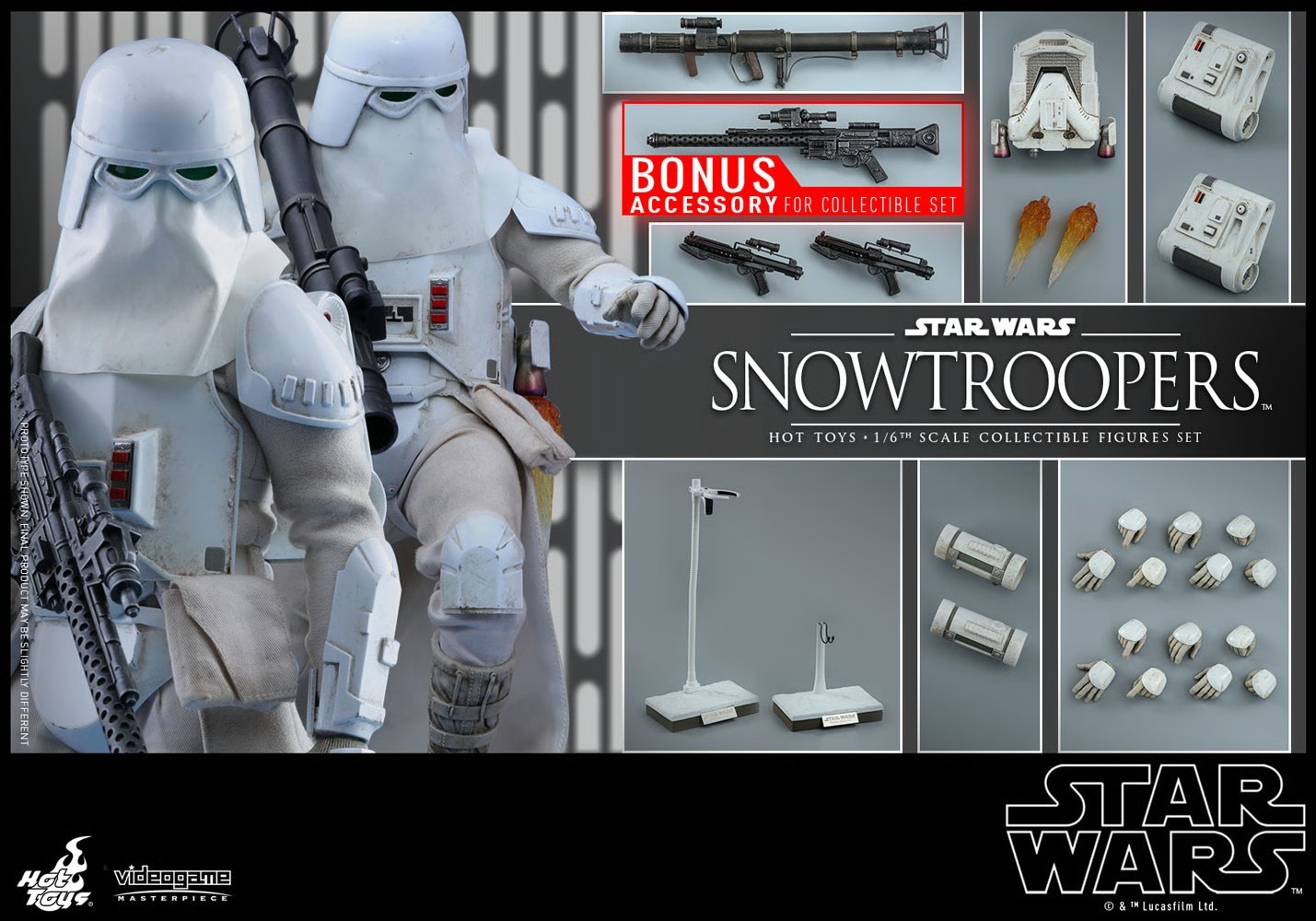 Vgm25 Star Wars Battlefront Snowtrooper 2-pack Set 1/6 Scale