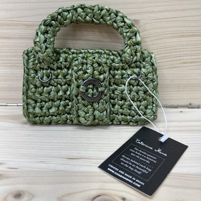 Catarina Mina Mini Sac Bag Greenish Credit Cards Holder Money Coins Wallet