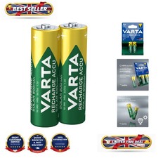 High-Capacity Rechargeable AA Batteries - 2 Pack, 800 mAh for Sustainable Energy 5.50 per battery
